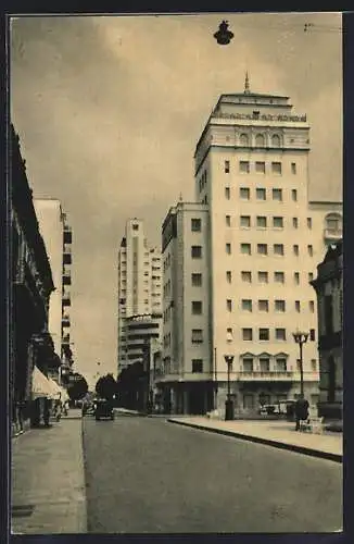 AK Rosario, Strassenpartie mit Passanten