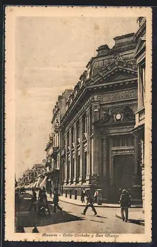 AK Rosario, Calle Córdoba y San Martin