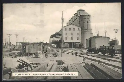 AK Bahia Blanca, Puerto Galvan, Embarcaderos F. C. Pacifico
