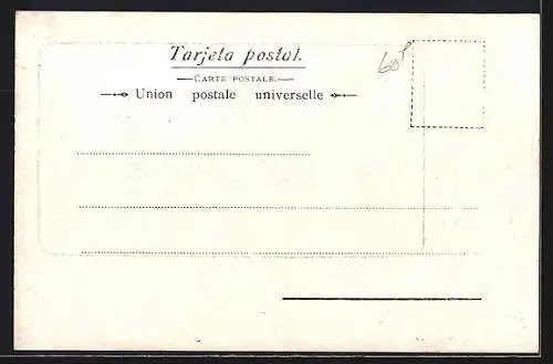 Lithographie Quinta, Tigra, Rio Carapachay, Passepartout