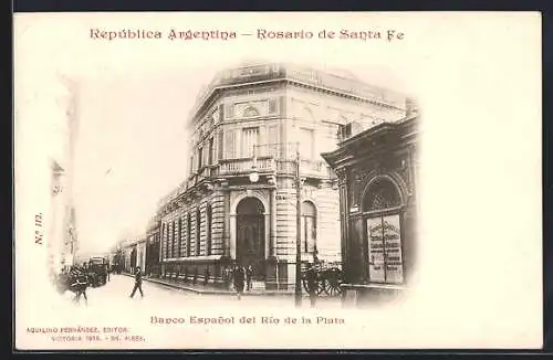 AK Rosario de Santa Fe, Banco Espanol del Río de la Plata