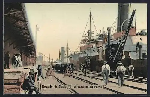 AK Rosario de Santa Fe, Atracaderos del Puerto