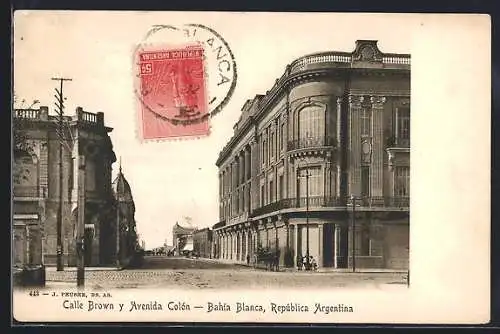 AK Bahía Blanca, Calle Brown y Avenida Colón