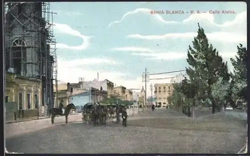 AK Bahia Blanca, Calle Alsina, Strassenpartie
