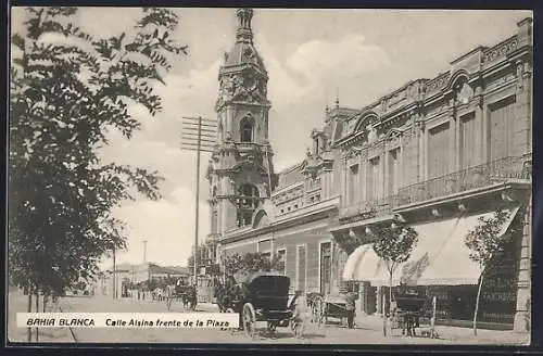 AK Bahía Blanca, Calle Alsina frente de la Plaza