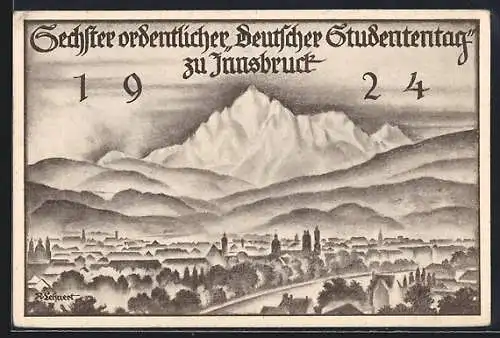 AK Innsbruck, Sechster ordentlicher Deutscher Studententag 1924