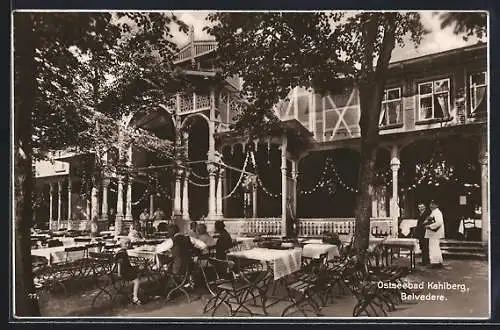 AK Kahlberg, Belvedere mit Garten