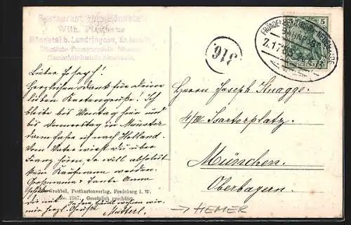 AK Hemer, Hönnetal, Talbrücke unterhalb Platthaus nebst Restaurant Haus Platthaus