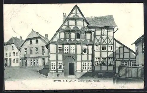 AK Höxter / Weser, Altes Kutscherhaus