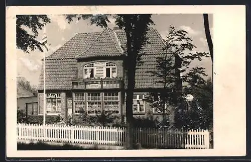 Foto-AK St. Peter-Ording, Villa Rosenheim