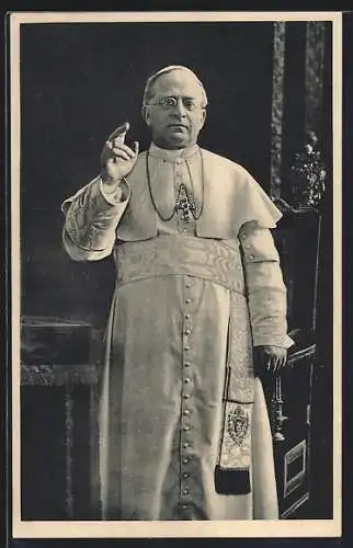 AK Portrait Papst Pius XI.