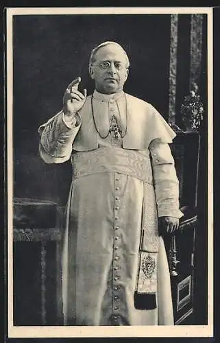 AK Portrait Papst Pius XI.
