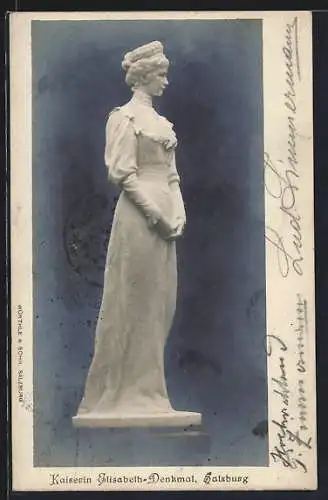 AK Salzburg, Denkmal der Kaiserin Elisabeth (Sissi) von Österreich