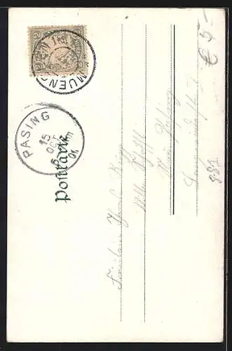 AK Fröhliche Kirchweih!, Gans`l gefällig?