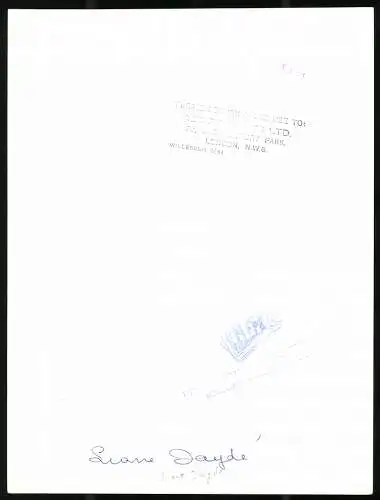 Fotografie Serge Lido, Paris, Ballerina Liane Dayde, Tänzerin im Ballet de l`Opéra national de Paris