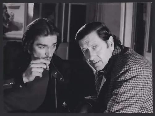 Fotografie Schauspieler Denys de La Patellière und Fabio Testi im Film: Der Killer und der Kommisar
