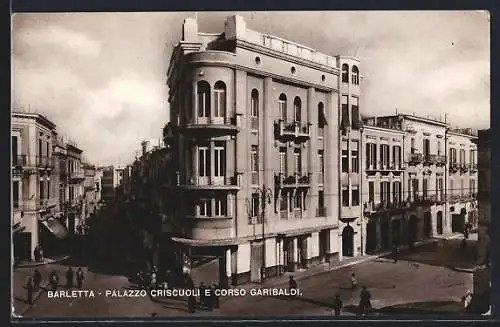 AK Barletta, Palazzo Criscuoli e Corso Garibaldi