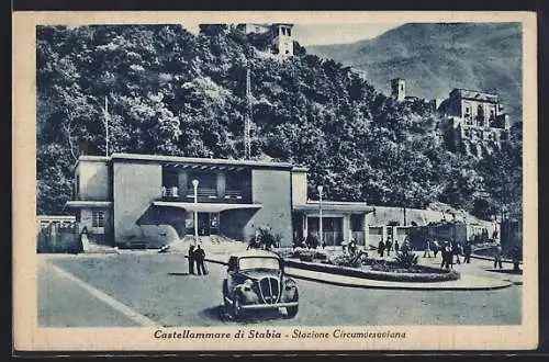AK Castellammare di Stabia, Stazione Circomvesuviana