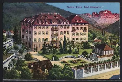AK Bolzano, Hotel Luna-Mondschein mit Park