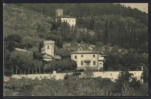 AK Firenze, Villa Böcklin mit angrenzenden Häusern