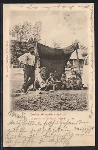 AK Zsolna, Sinti und Roma / Zigeunerfamilie