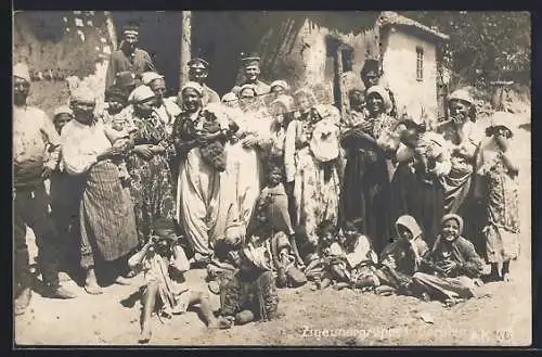AK Serbien, Sinti und Roma / Zigeunergruppe