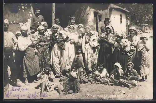 AK Serbien, Sinti und Roma / Zigeunergruppe