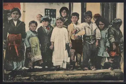 AK Mazedonien, Sinti und Roma / Zigeuner-Typen