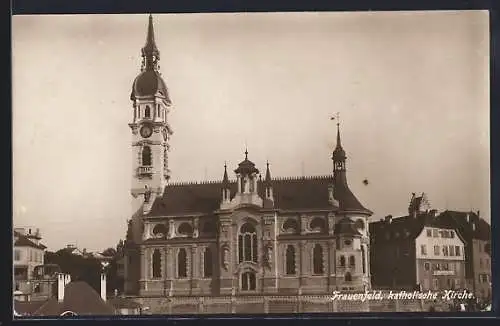 AK Frauenfeld, Katholische Kirche, Panorama