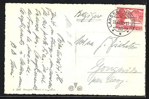 AK Langnau i. E., Gasthof z. Bären, gesehen von der Strasse