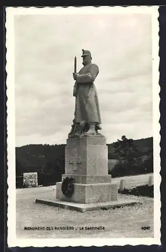 AK La Baroche, La Sentinelle, Monument des Rangiers