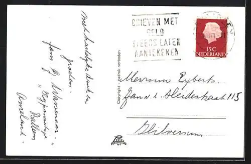 AK Dampfer Prins Willem in Fahrt