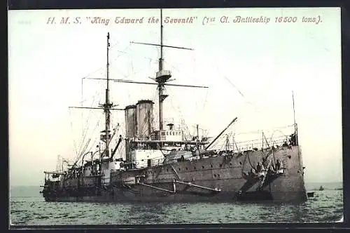 AK HMS King Edward the Seventh, Kriegsschiff