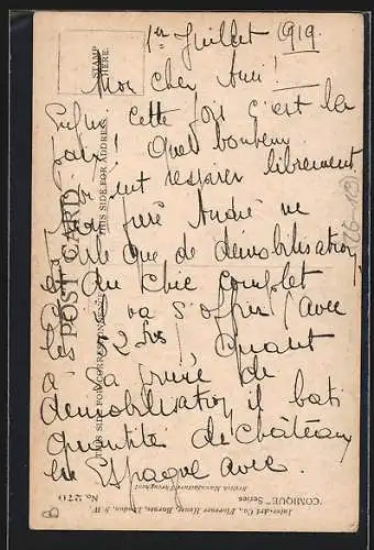 Künstler-AK Fred Spurgin: If I dare - but I daresn`t