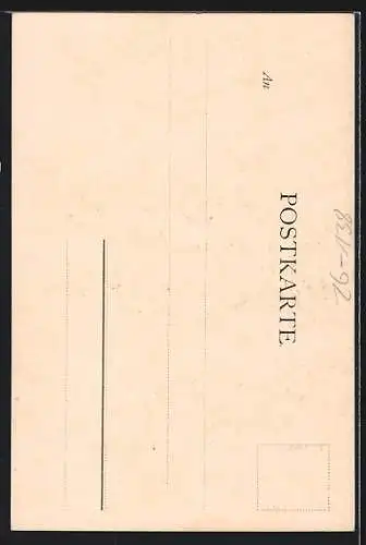 Künstler-AK Franz Doubek: Kunst bringt Gunst!, Münchener Kindl