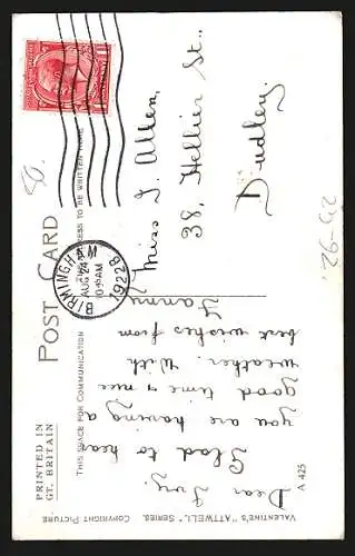 Künstler-AK Mabel Lucie Attwell: Finks I`ll have it waved