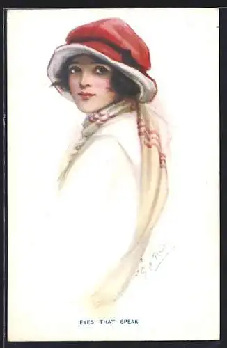 Künstler-AK E.C. Brisley: Eyes that speak