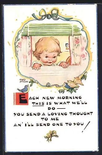 Künstler-AK Mabel Lucie Attwell: Each new morning...