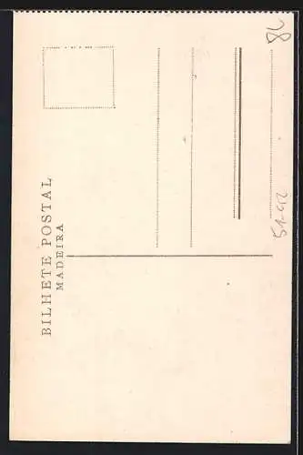 AK Madeira, Paar in Tracht mit Gitarre und Ukulele
