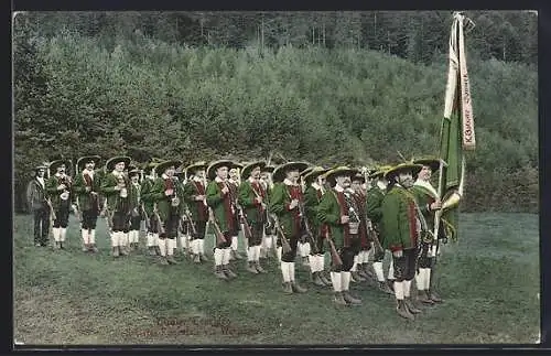 AK Waidbruck /Tirol, Schützen-Kompagnie, Tiroler Trachten