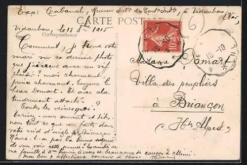 AK Vidauban, Vue générale du village et des collines environnantes