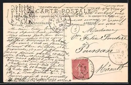 AK Sainte-Maxime, Place des Palmiers et la Fontaine