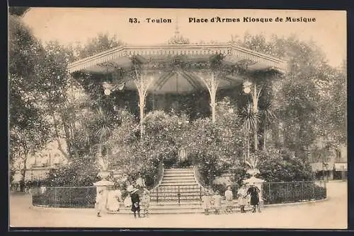 AK Toulon, Place d`Armes Kiosque de Musique