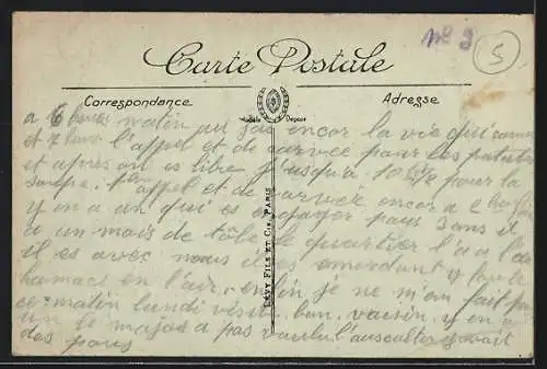 AK Le Mourillon, Panorama avec église et vue sur les collines et la mer