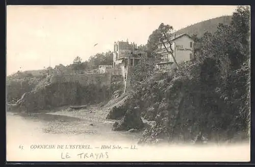 AK Corniche de l`Esterel, Hôtel Suisse à Le Trayas sur la côte rocheuse