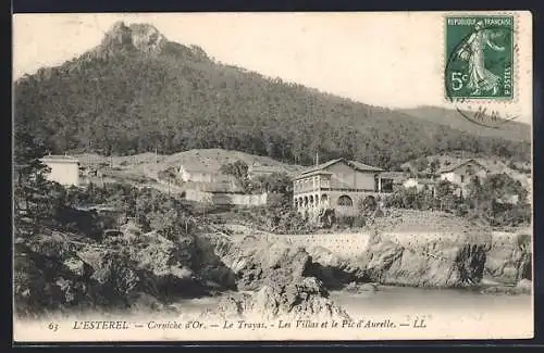 AK Le Trayas, Les Villas et le Pic d`Aurelle, Corniche d`Or, L`Esterel