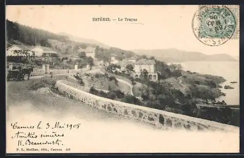 AK Le Trayas, Vue du littoral et des collines de l`Estérel