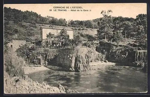 AK Le Trayas, Hôtel de la Gare sur la Corniche de l`Estérel