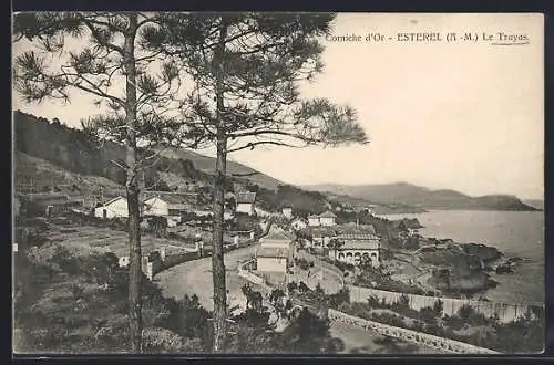 AK Esterel, Vue du Corniche d`Or à Le Trayas