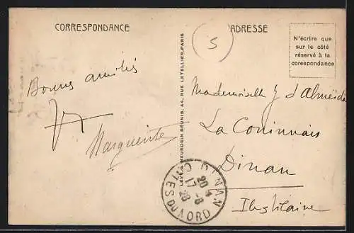 AK Sainte-Maxime, Vue prise de la Jetée